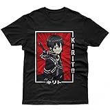Men Women Youth Kazuto QB00 Kirigaya QB00 Kazuto QB00 Narusaka QB00 Kirito QB00 Sword QB00 Art QB00 Online T Shirt Shirts Soft Small