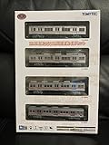 TOMYTEC Collection de chemin de fer Kyoei Electric Railway 3500 Lot de 4 pinces de serrage en fer