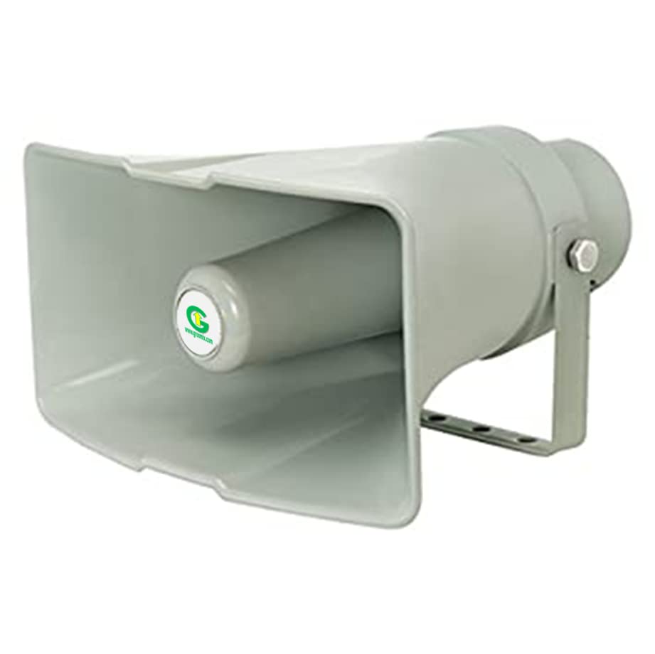 Groomix Loudspeaker Horn Type 40W 8-ohmRobust Plastic Body School Bell, Announcement and Music Player for Large Coverage (B0B5S9SVGK) Amazon Price History, Amazon Price Tracker