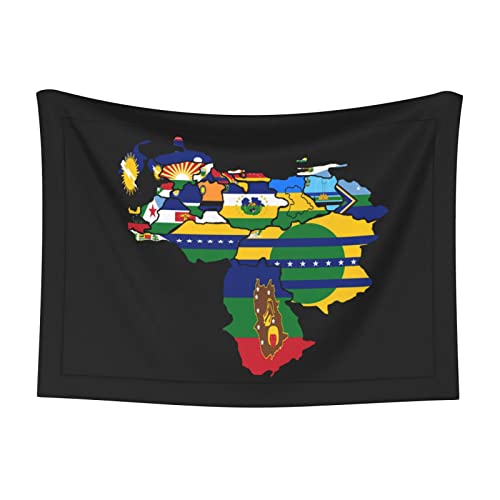 Flag Map of Venezuela Soft and Cozy Pet Blanket for Dogs and Cats - Versatile and Comfortable Medium