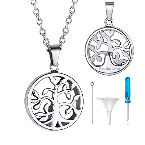 Collier funéraire photo gravée pour garder les cendres de votre chien ou chat