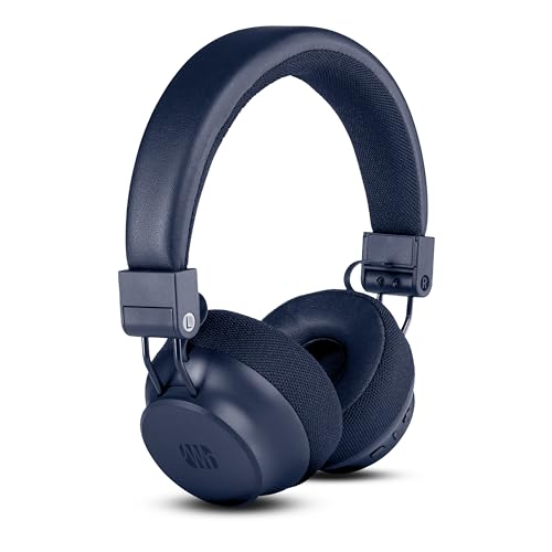 PreSonus Eris HD4BT — Over-Ear Closed-Back Wireless Headphones, Bluetooth, ANC Noise Cancelling, Up to 60 Hours Battery Life, Studio Headphones for Mixing, Monitoring, Recording, Midnight Blue