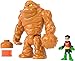 Fisher-Price Imaginext DC Super Friends Oozing Clayface & Robin, Multicolor