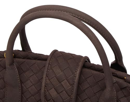 Bolso Tote tejido de ante para mujer miniatura 6
