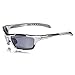 Hulislem S1 Sport Polarized Sunglasses FDA Approved (Gun-Smoke) Sunglasses for Men Women Mens Womens Sports