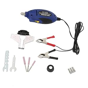 12 V messenslijper voor handketting, , angle grinder straight grinder slijpmachine, elektrisch, draagbaar, elektrisch, kettingzaag, kettingzaag, kettingzaag, voor tuin, buiten, slijpmachine