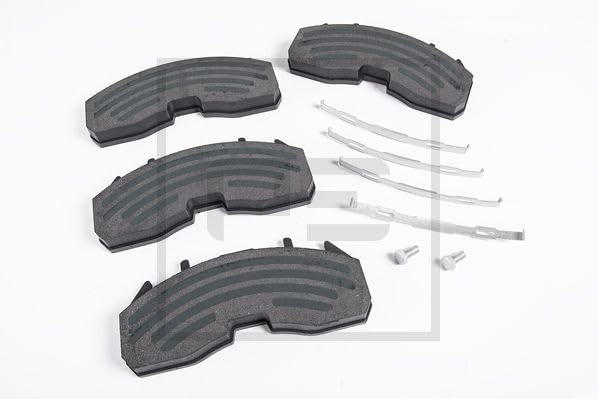 Juego de pastillas de freno Delantero Trasero 086.360-00A Juego de pastillas de freno Compatible con SCANIA L,P,G,R,S - series