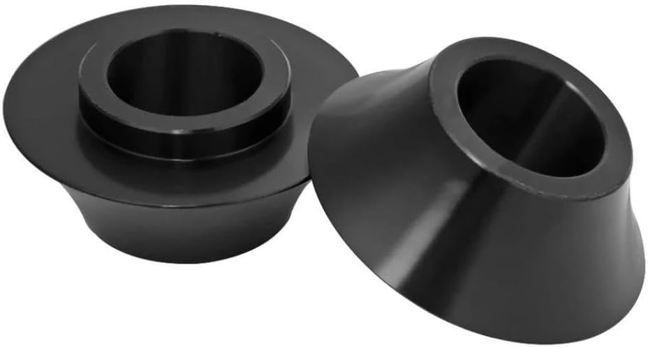 25mm Tapered Axle Wheel Spacers Compatible with Touring Bagger Electra Ultra Classic 2008-2018 Pair Motorcycle Black