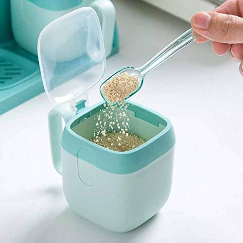 Tarros de Especias con Etiqueta para Colgar en la Pared, Caja de condimentos con Tapa, Recipiente de Especias para salero de Cocina doméstica