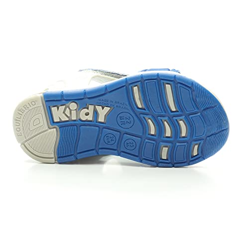 Sandália Infantil Kidy Equilibrio 0921 Cinza 23