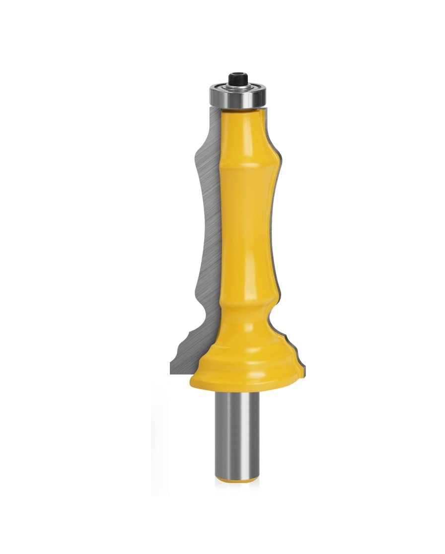 1 Pieza 1/2 "12mm Vástago Puerta Ventana Línea Carcasa Enrutador Broca Carpintería Fresa for Broca De Madera Aleación De Tungsteno MC03103(12.7mm shank)