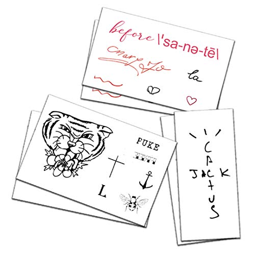 Kylie Jenner Temporary Tattoos | Skin Safe | Removable