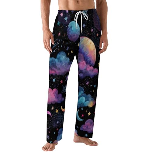 Funny Prints Men's Pajama Pants Lightweight Casual Soft Lounge Pants Sleepwear with Drawstring Pockets