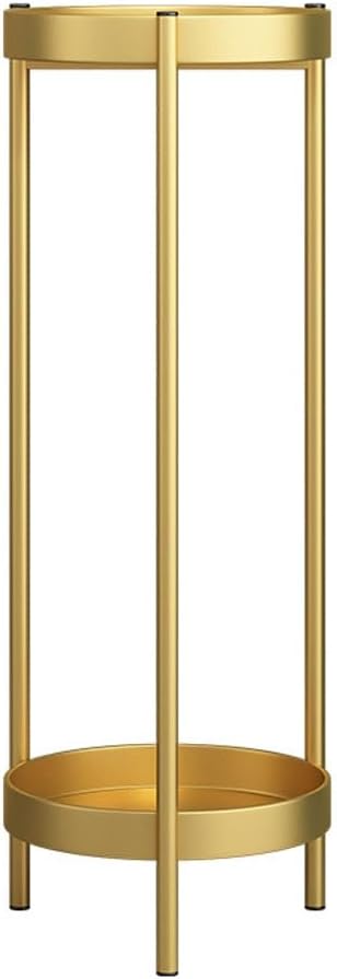 Tiered Plant Stand Indoor Household Simple Balcony Iron Potted Flower Pot Rack Living Room Floor-standing Storage Rack Outdoor Plant Stands For Patio(L:25CMX25CMX80CM)