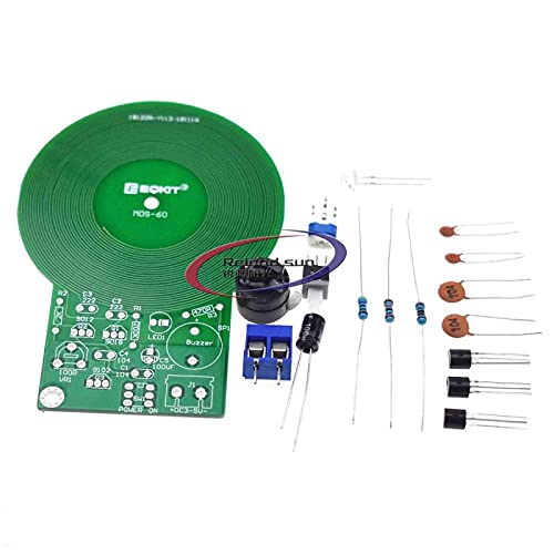 DIY Electronic Soldering Practice Kit, Assemble Simple Metal Detector, Metal Sensor with Buzzer for Welding Beginners