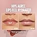 Maybelline Lifter Gloss, Hydrating Lip Gloss with Hyaluronic Acid, High Shine for Plumper Looking Lips, Stone, Rosey Neutral, 0.18 Ounce