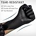 Basic Black Nitrile Exam Gloves - Latex-Free & Powder-Free, Heavy-Duty Industrial and Medical Glove, NGXM-1044 Small (pack of 100)