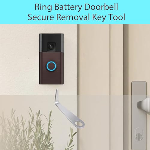 Video Doorbell Key Replacement Tool,Doorbell Opening Release Tool Removal Pin Security Key Compatible with Ring Battery Doorbell (2024 release)- 2 Pack