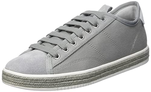Geox U Pieve, Scarpe da Ginnastica, Grigio Chiaro, 41 EU