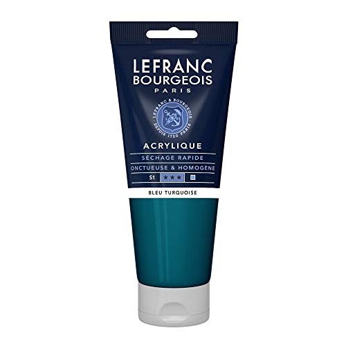 Lefranc Bourgeois Acrílico fine, azul turquesa, 200 ml