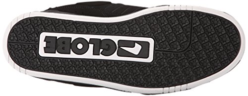 Image of Globe Mens Fusion Skate Shoes, Black /Black /White, 14 M US
