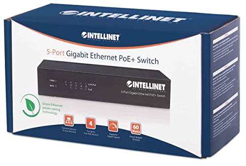 Switch Fast Ethernet boîtier métal robuste 5 ports avec technologie PoE+ - 2