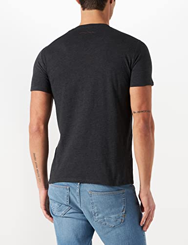 Teddy Smith - Ticlass - Tee-Shirt pour Homme - Casual - Noir Mélangé - Taille XL - Image 5