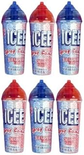 Set of 6 ICEE Spray Candyy! Perfect for Movie Night, Parties, Feild Trips and More! (6 Spray)