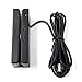 Symcode USB Magnetic Stripe Card Reader 3-Track POS Credit Card Reader Swiper MagStripe Swipe Card Reader