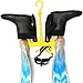 Swivel Diving -Saving Snorkeling Dive Fast Drying Deluxe Drain Hangers Snorkel Wetsuit Drysuit Gear Accessories (Black)