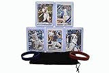 Ronald Acuna Jr. Baseball Cards (5) ASSORTED Atlanta Braves Trading Card and Wristbands Gift Bundle