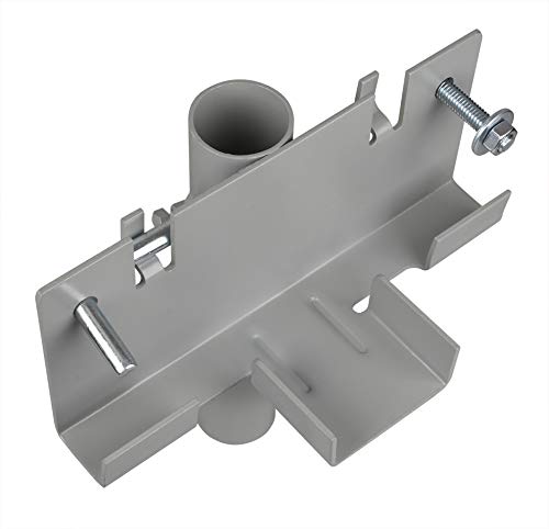 Tommy Docks Straight Connecting Bracket 2 Pack - Normal Duty Steel Stationary Dock Connector Piece - Powder Coated Boat Dock Hardware Part #TOP2