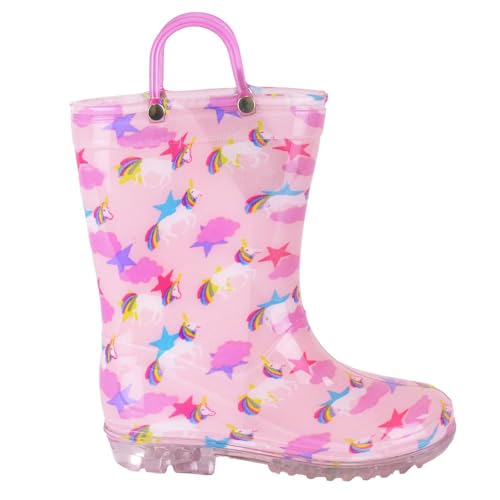 Bottes de pluie pour filles imperméables et légères en caoutchouc