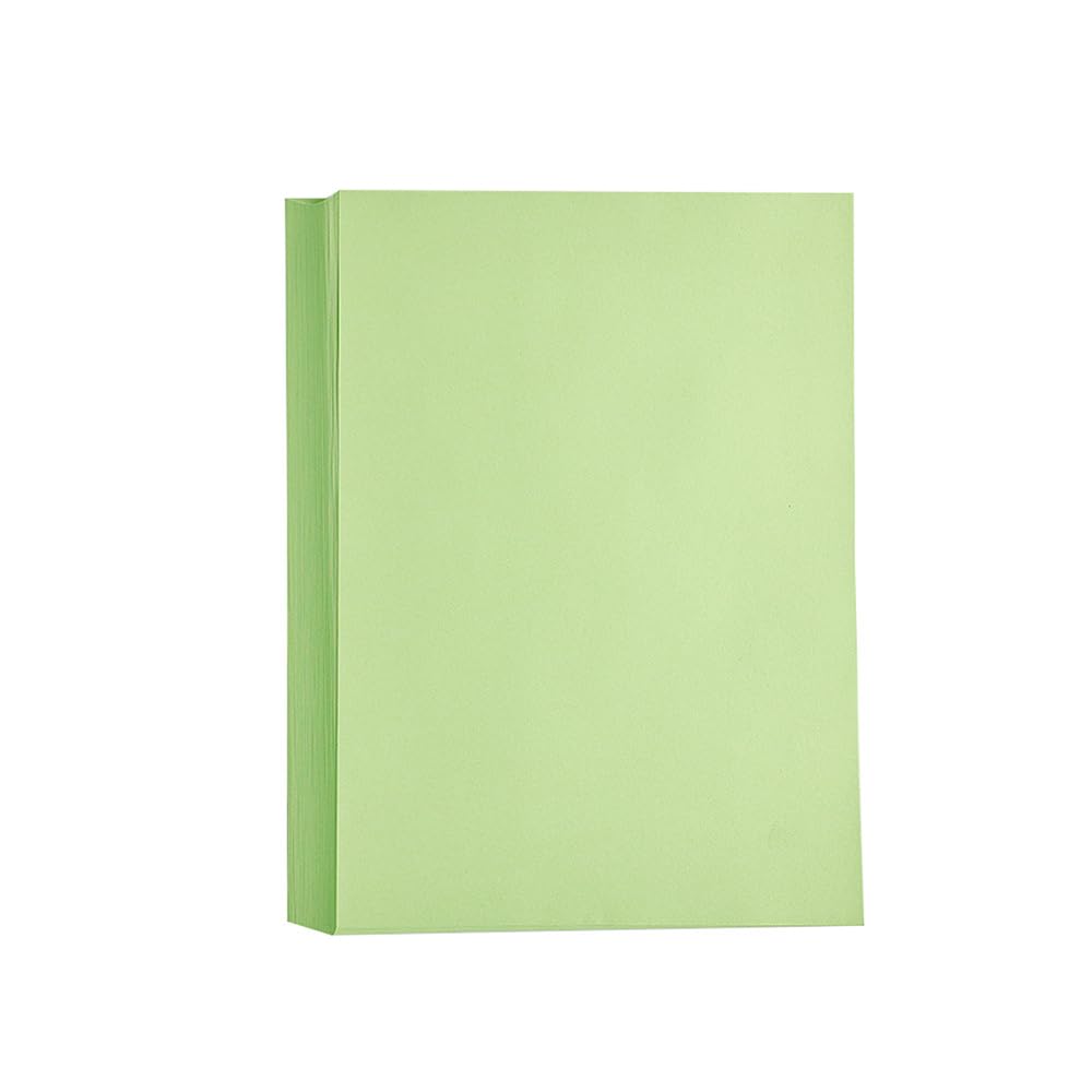 50 Sheets A4 Coloured Paper, 70gsm Light Green Printer Paper for Office Printing Crafts Projects