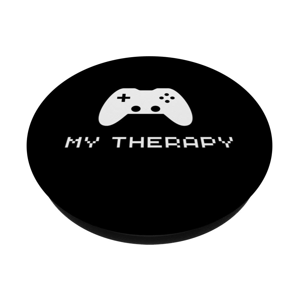 My Therapy Video Game Controller PopSockets Swappable PopGrip, Black - Image 2