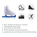 IFOYO Velvet Ice Skate Boot Covers for Figure Roller Skating Protective Waterproof Shoe Covers Fits Kids, Adults, Universal Fit for Ice, Roller Skate Boots
