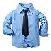 Yilaku Baby Boy Clothes Toddler Dress Outfits Cotton Shirt + Jean Pants 2 Piece Boy Suit sets 1-7 Years