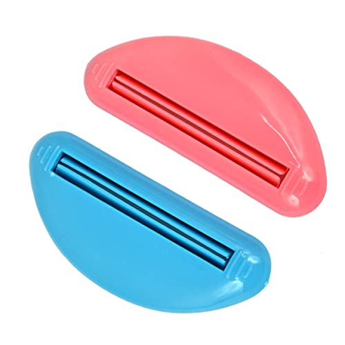 Beavorty 6 Pcs Toothpaste Rolling Squeezer Manual Toothpaste Extruder Money-Saving Bathroom Accessory Toothpaste Squeezer Wire Shelving Supports Home Bathroom Accessories Yogurt Strainer