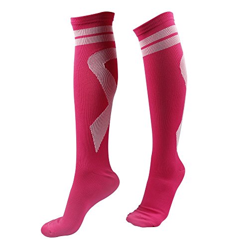 Breast Cancer Awareness Compression Socks Pink Softball Soccer Football Socks #TOP4