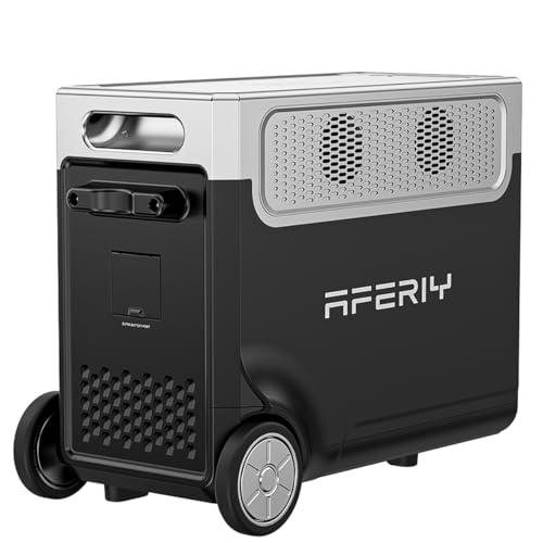 Image of AFERIY P310 Expansion Battery Pack, Add 3840Wh LiFePO4 Extra Capacity | Compatible Only with AFERY P310 Main Unit | LiFePO4 Solar Generator for Extended Home Backup & Outdoor Camping