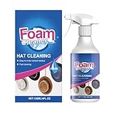 KOAHDE Spray per Rimuovere Macchie Secche,Detergente per Cappelli,120ML,1PC,Sicuro per Tutti i tipi di Sostanze