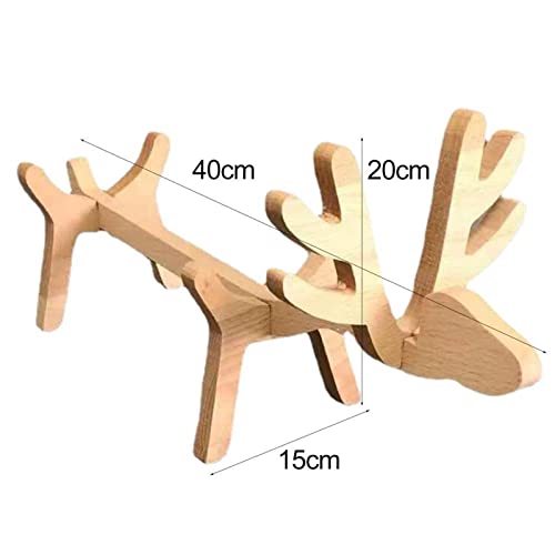 Soporte para botellas de vino de madera FENOKD miniatura 2