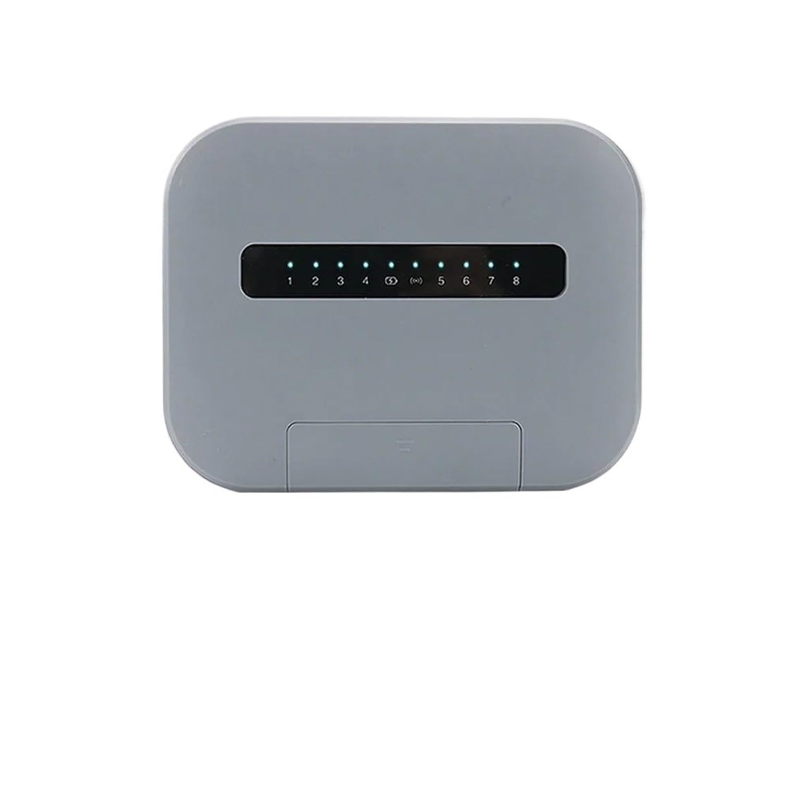 Zegar nawadniania, 8-stanowiskowy inteligentny zegar nawadniania WIFI do domu, sterownik ogrodu, zawór wodny, system(Grey)