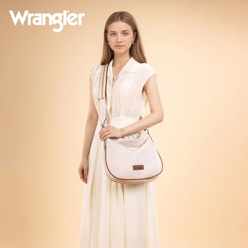 Image of Wrangler Hobo Bags Crossbody Bag for Women Shoulder Purse Handbags with Adjustable Strap