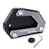 motorcycle kickstand Soporte de extensión de soporte lateral para agrandar la pata cabra motocicleta Para Suzuki DL650 V-Strom 650 XT 650XT 2012-2019 2020 2021 2022(14)