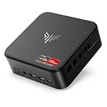 NiPoGi E3B AMD Ryzen 5 7430U, 16GB DDR4 512GB SSD Mini Desktop Computer, Radeon RX Vega 7, 4K@60Hz Triplo Display DP+HDMI+Type-C/WiFi 6/BT5.2 Micro Gaming PC