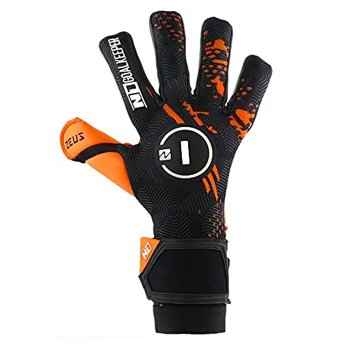 Luva de Goleiro Profissional N1 Zeus Orange