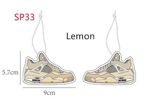 Car Hanging Air Freshener's Sneakerhead Hypebeast, Hanging Scents Freshener Automotive Interior Accessories For Gift-Lemon #TOP1