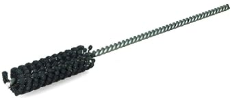 Weiler Cylinder Hone, 320 Grit Silicon Carbide, Extra Fine, 1 Piece, Crimped Wire Bristles, Steel Material