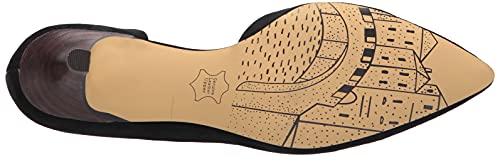 Bella Vita Women's Quilla Kitten Heel Pump, Black Kidsuede Leather, 8.5 Wide #TOP3